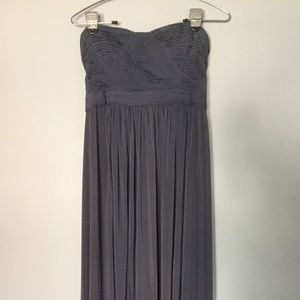 Strapless Maxi Prom Dress
